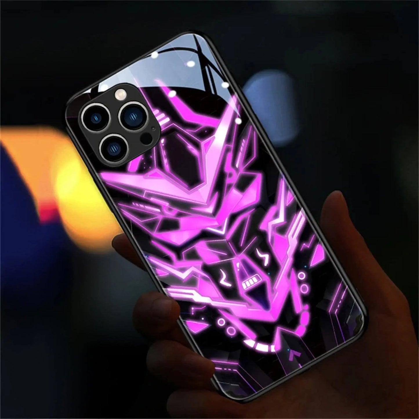 mecha-warrior-led-iphone-hulle-fur-iphon-131415pluspromax-phone-case-jlr-design-18 - JLR Design