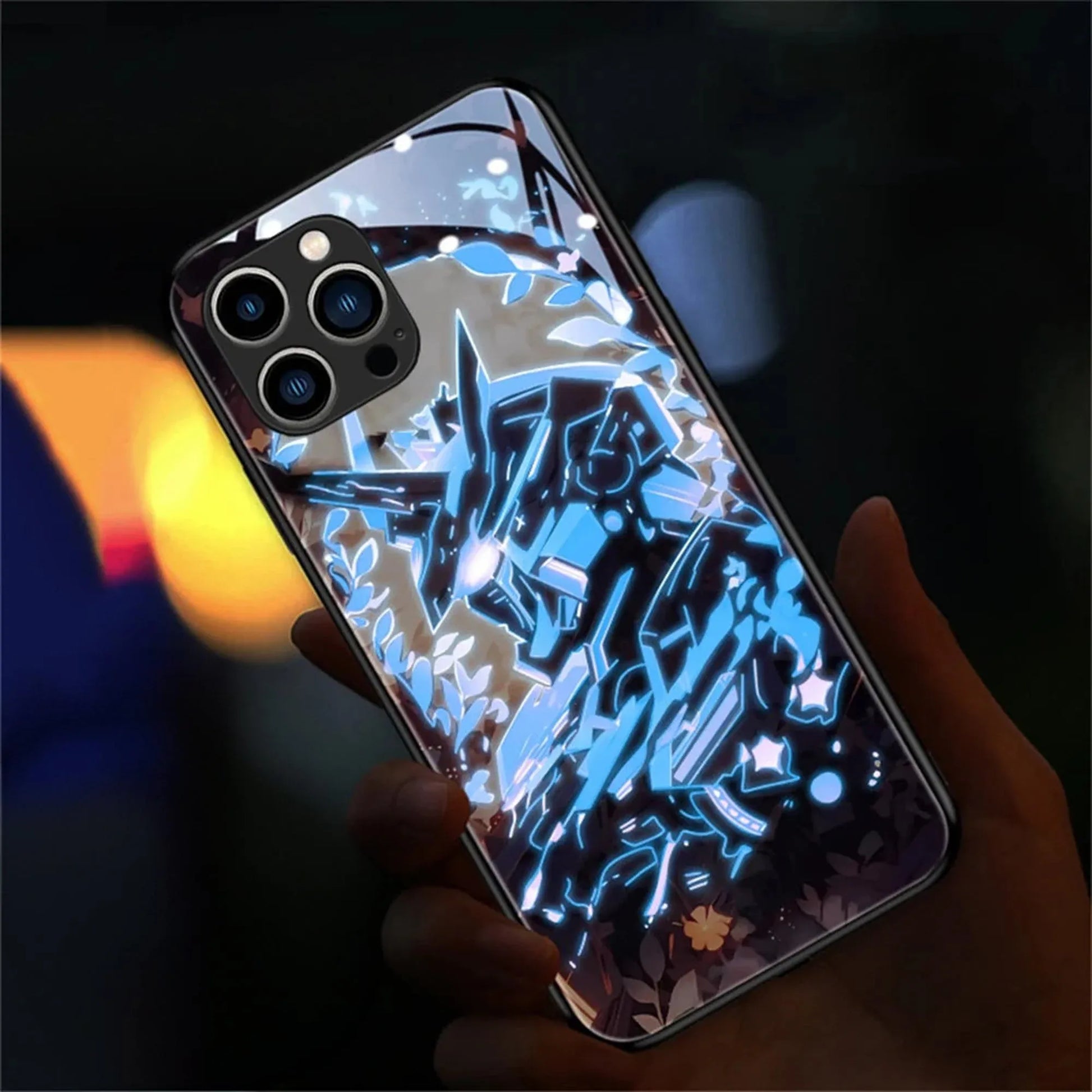mecha-warrior-led-iphone-hulle-fur-iphon-131415pluspromax-phone-case-jlr-design-19 - JLR Design