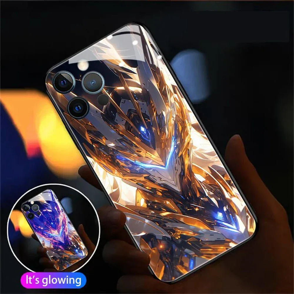 mecha-warrior-led-iphone-hulle-fur-iphon-131415pluspromax-phone-case-jlr-design-2 - JLR Design