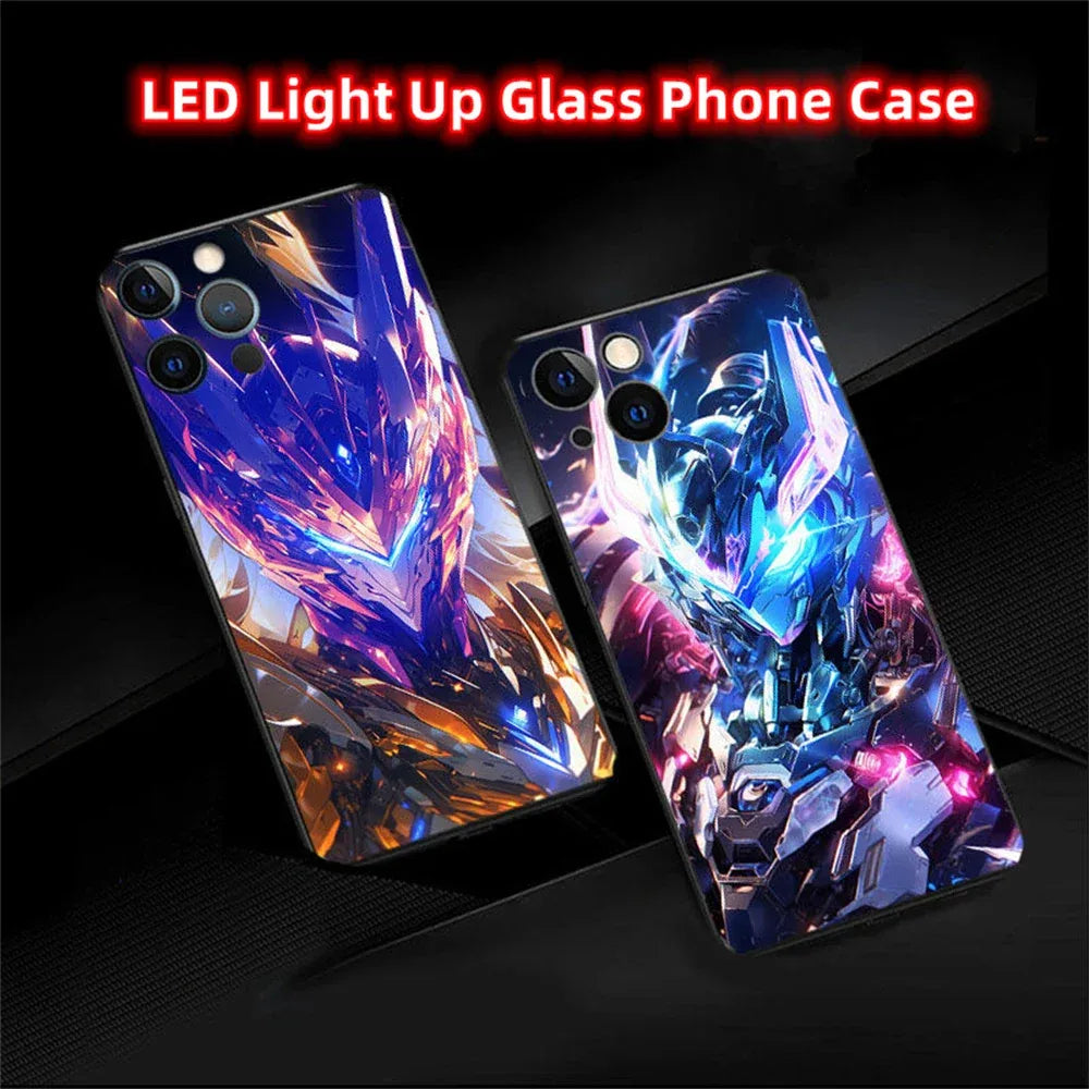 mecha-warrior-led-iphone-hulle-fur-iphon-131415pluspromax-phone-case-jlr-design-3 - JLR Design
