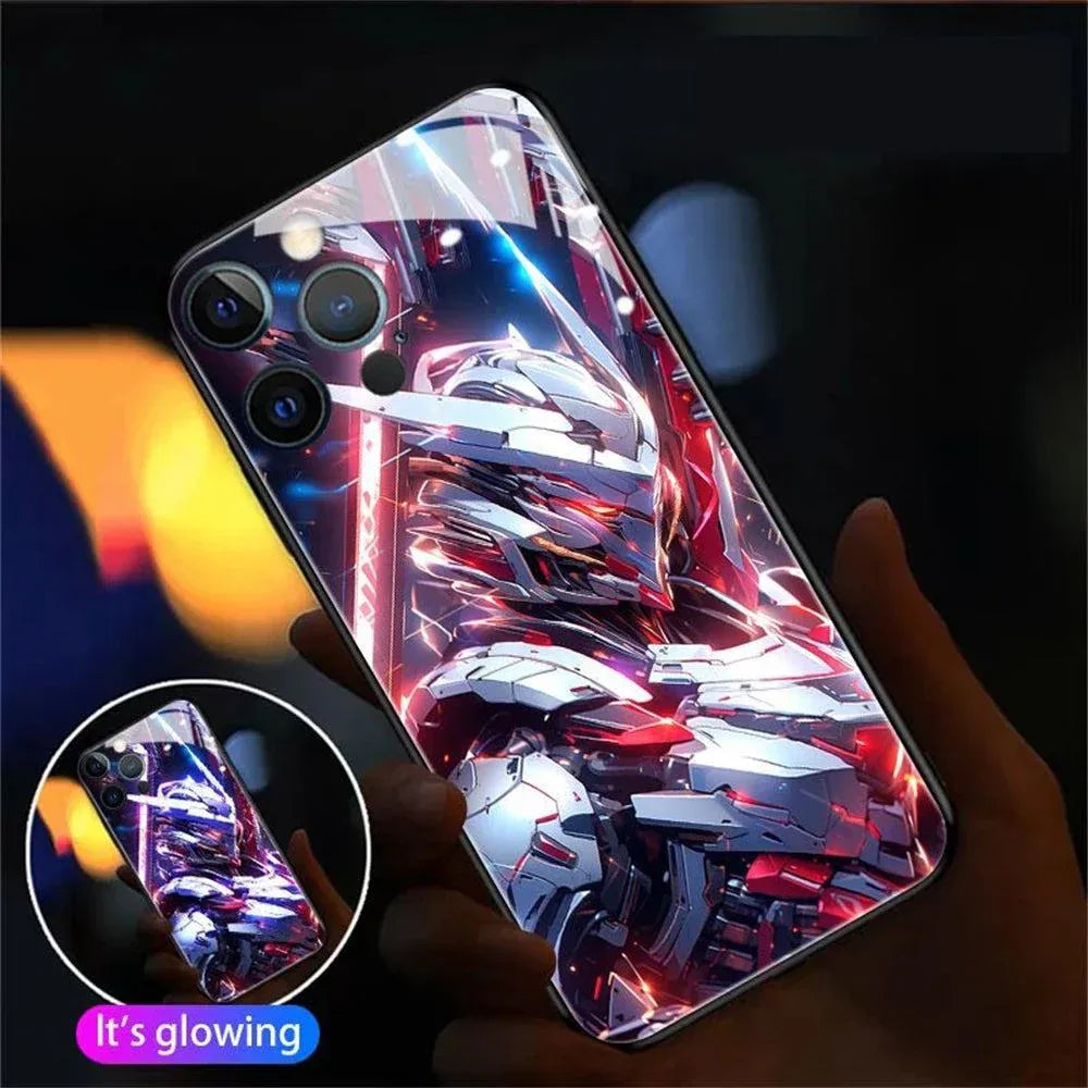 mecha-warrior-led-iphone-hulle-fur-iphon-131415pluspromax-phone-case-jlr-design-6 - JLR Design