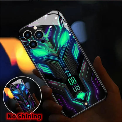 mecha-warrior-led-iphone-hulle-fur-iphon-131415pluspromax-phone-case-jlr-design-8 - JLR Design