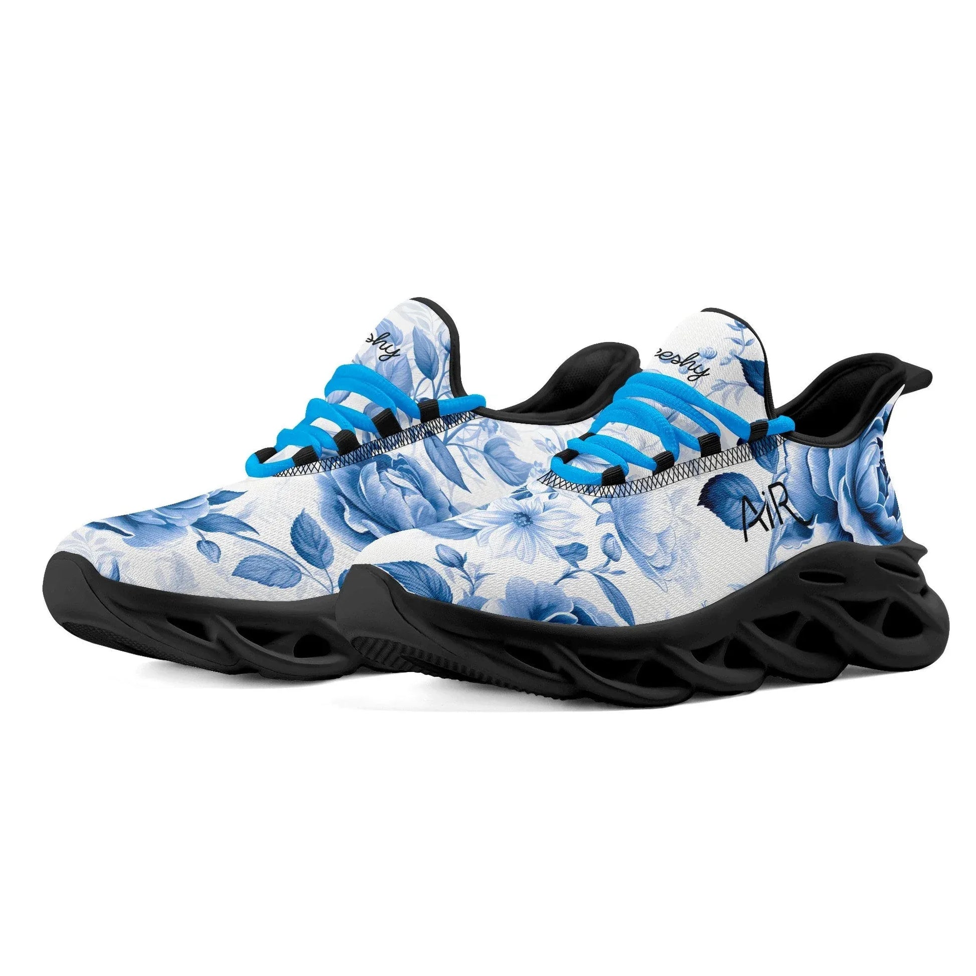 meeshy-air-athletic-sneaker-blue-flower-damen-sneaker-jlr-design-5 - JLR Design