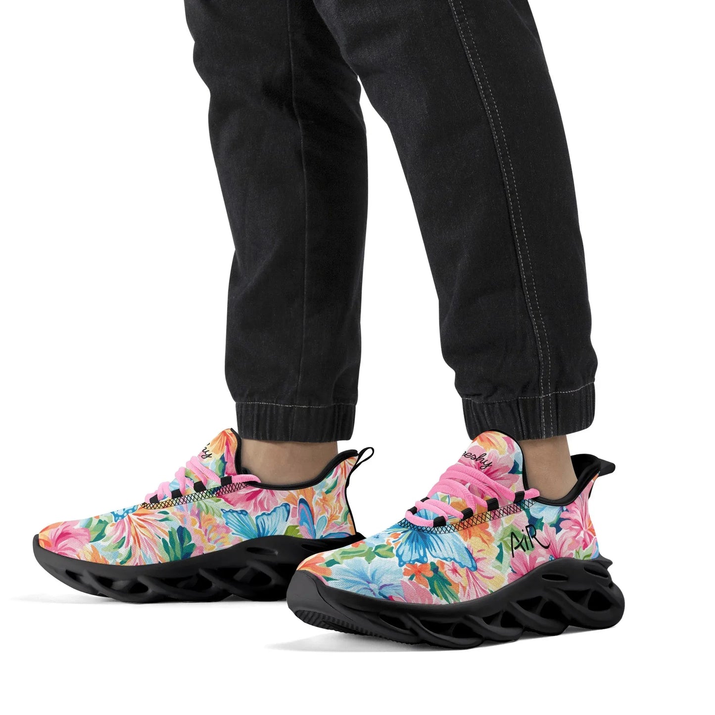 meeshy-air-athletic-sneaker-colorful-butterfly-v1-herren-sneaker-jlr-design-19 - JLR Design