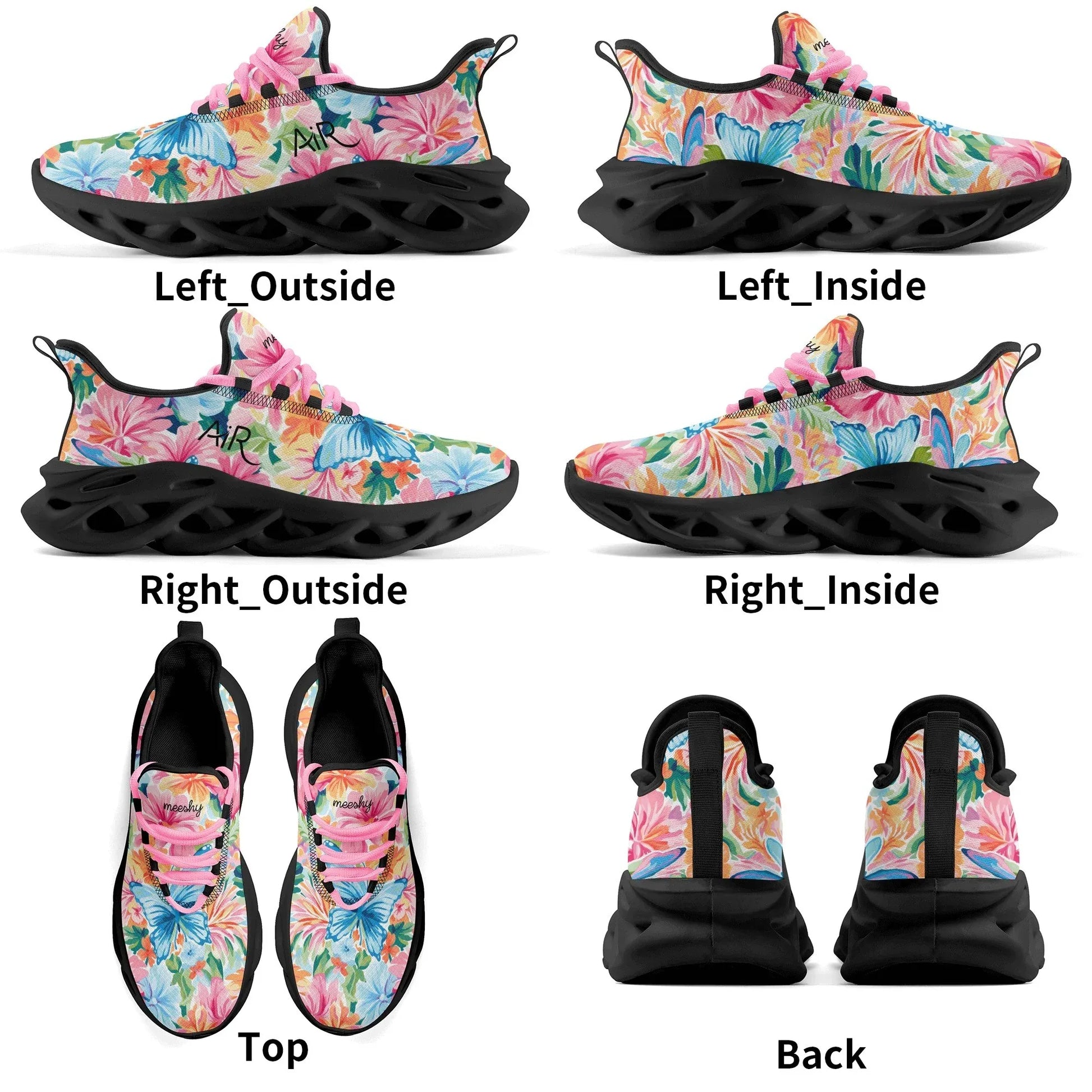 meeshy-air-athletic-sneaker-colorful-butterfly-v1-herren-sneaker-jlr-design-20 - JLR Design