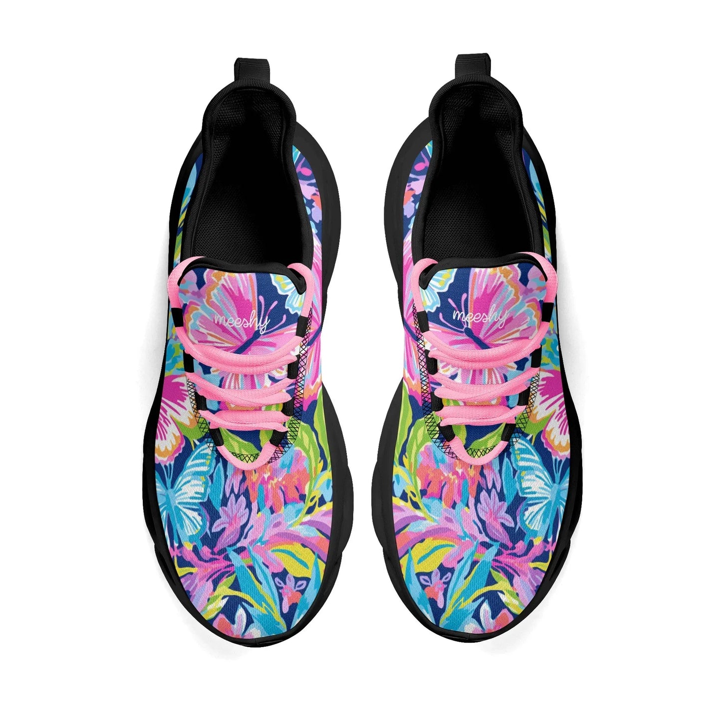 meeshy-air-athletic-sneaker-colorful-butterfly-v2-damen-sneaker-jlr-design-16 - JLR Design