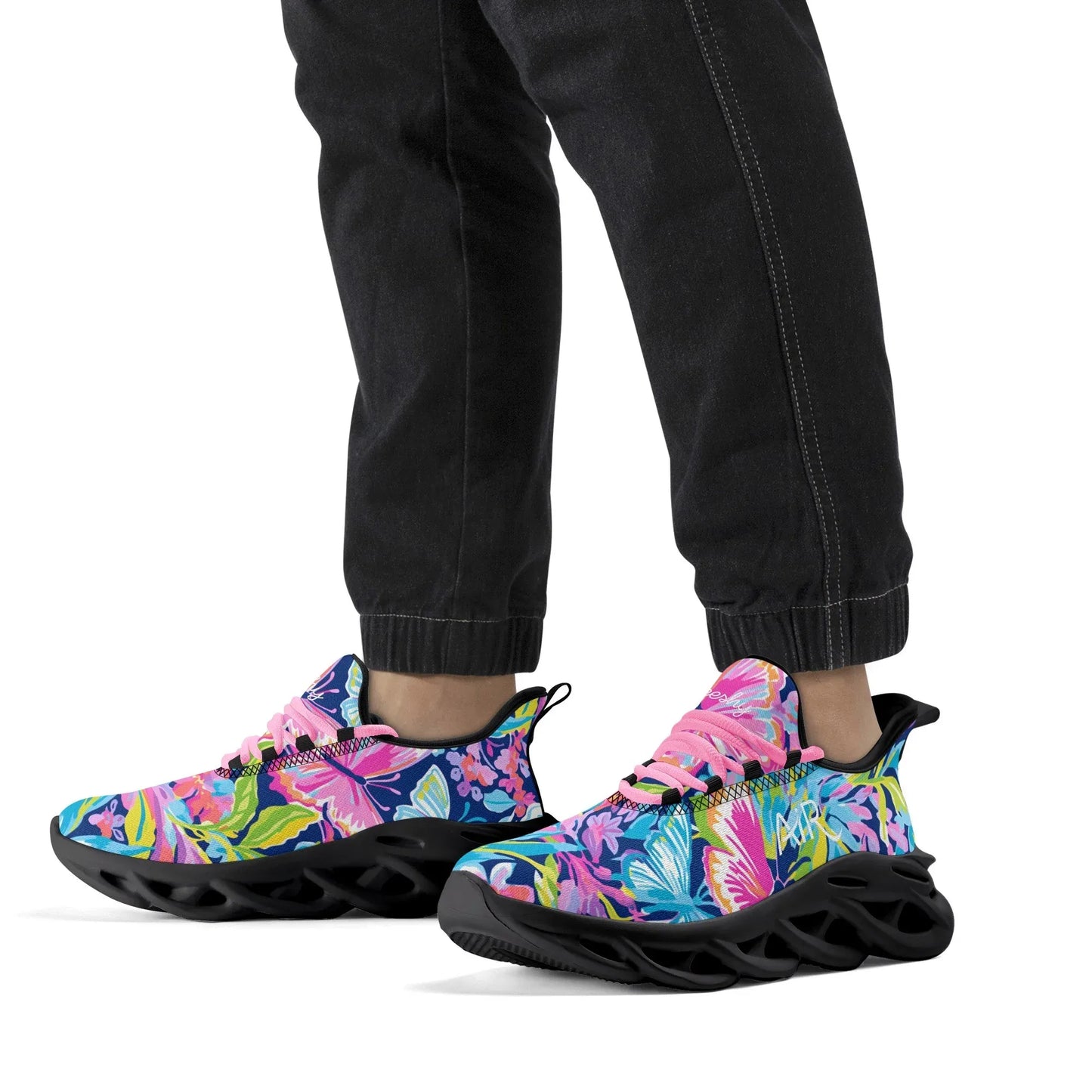 meeshy-air-athletic-sneaker-colorful-butterfly-v2-herren-sneaker-jlr-design-19 - JLR Design