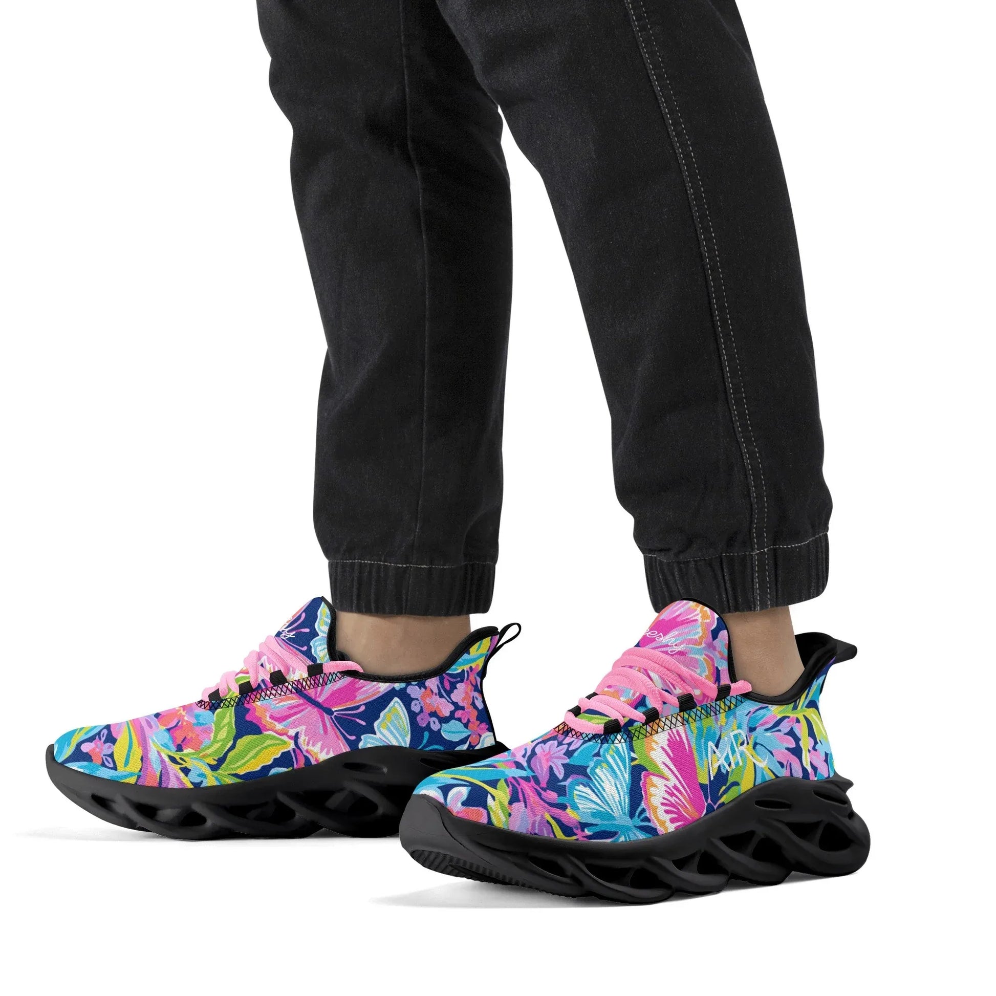 meeshy-air-athletic-sneaker-colorful-butterfly-v2-herren-sneaker-jlr-design-19 - JLR Design
