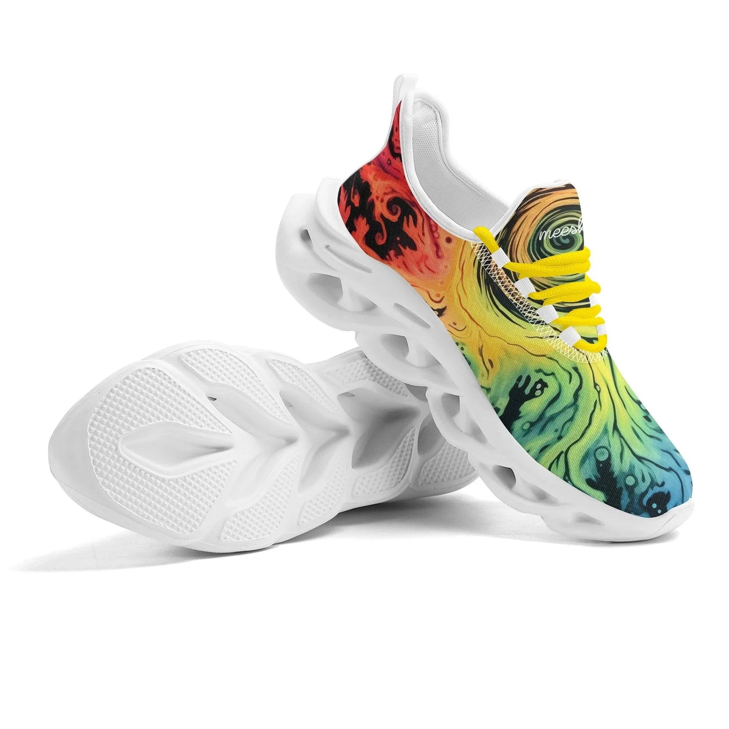 meeshy-air-athletic-sneaker-gothic-tie-dye-v1-damen-sneaker-jlr-design-7 - JLR Design