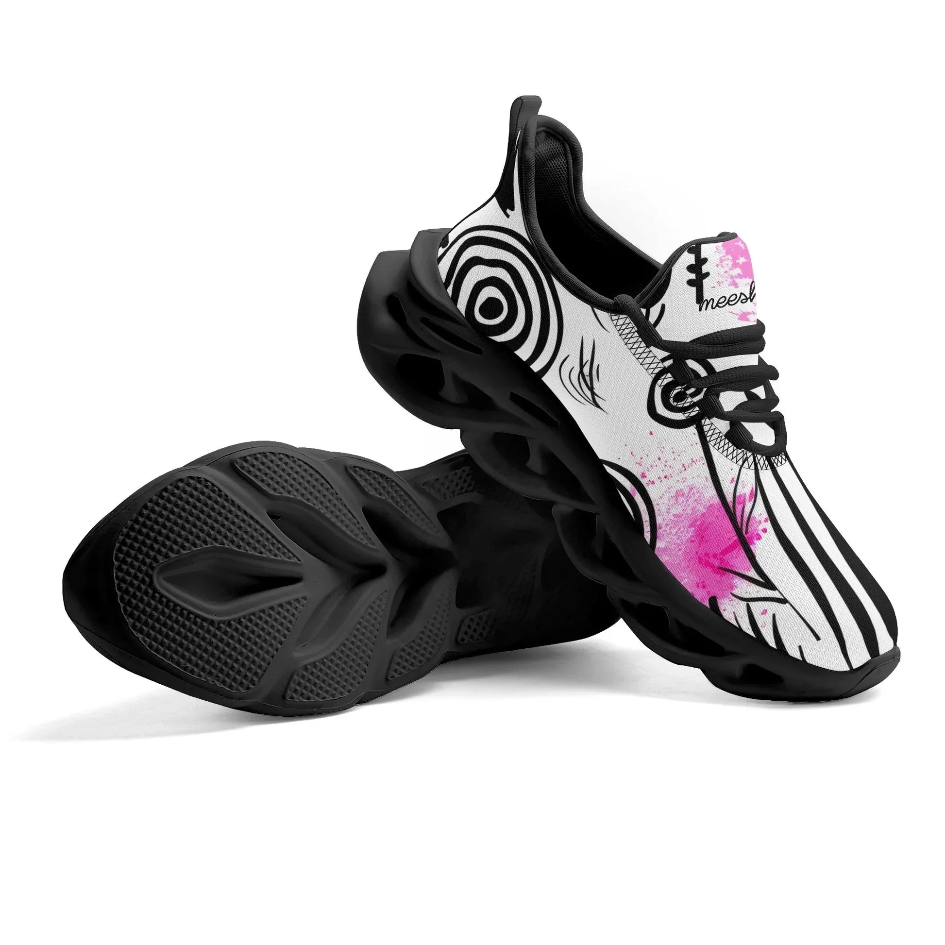 meeshy-air-athletic-sneaker-graffiti-flowers-v1-damen-sneaker-jlr-design-1 - JLR Design
