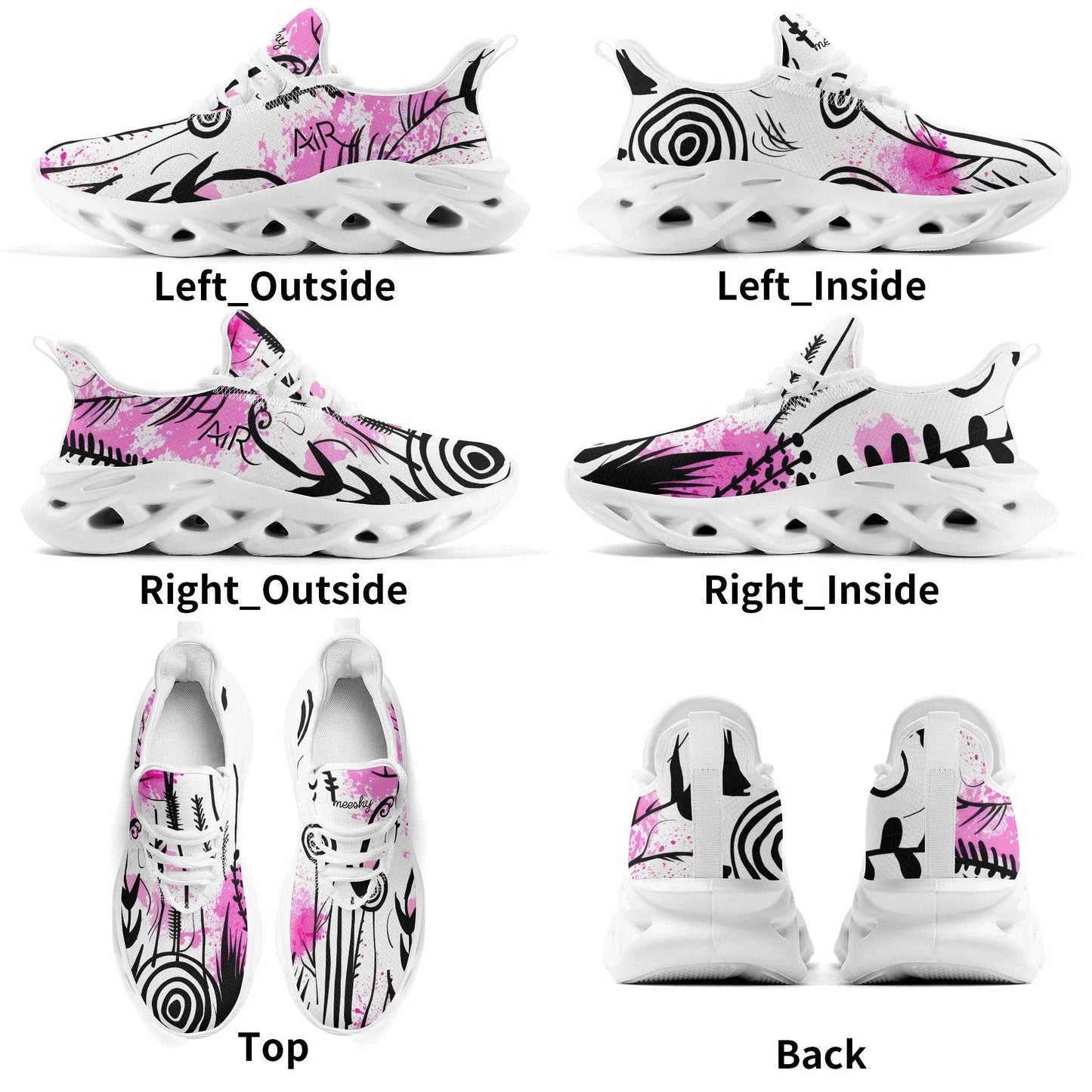 meeshy-air-athletic-sneaker-graffiti-flowers-v1-damen-sneaker-jlr-design-8 - JLR Design