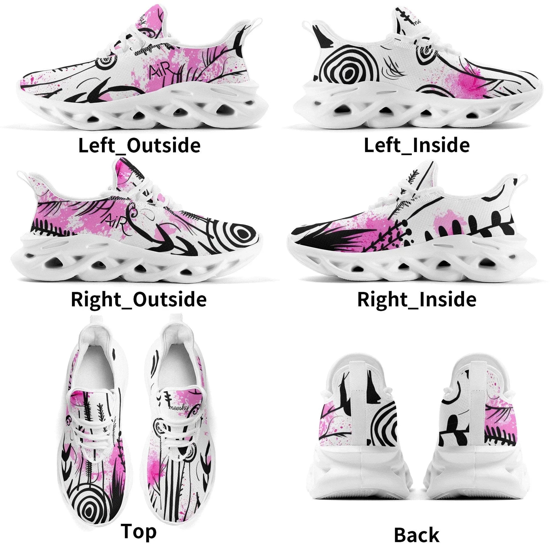 meeshy-air-athletic-sneaker-graffiti-flowers-v1-damen-sneaker-jlr-design-8 - JLR Design