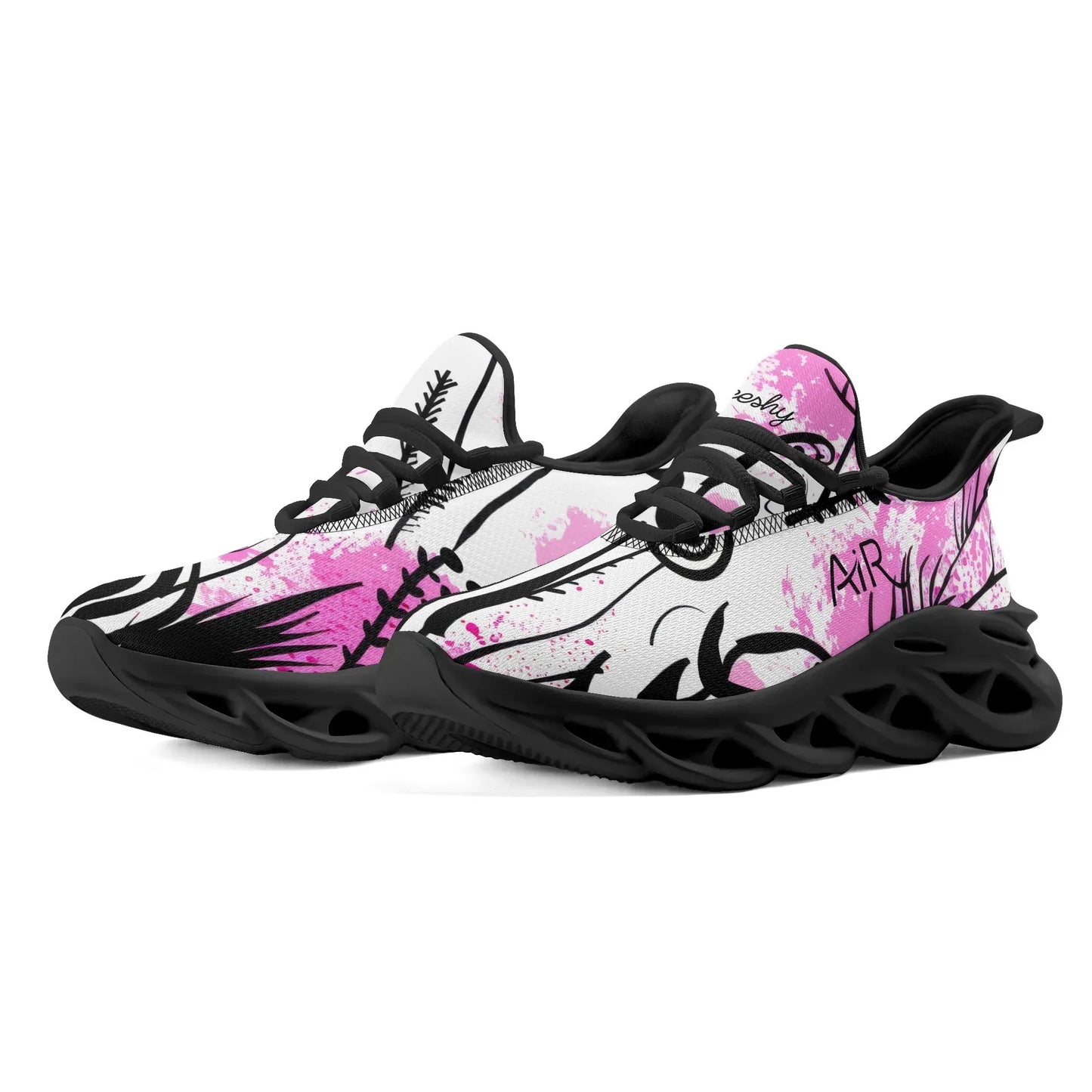 meeshy-air-athletic-sneaker-graffiti-flowers-v1-herren-sneaker-jlr-design-1 - JLR Design