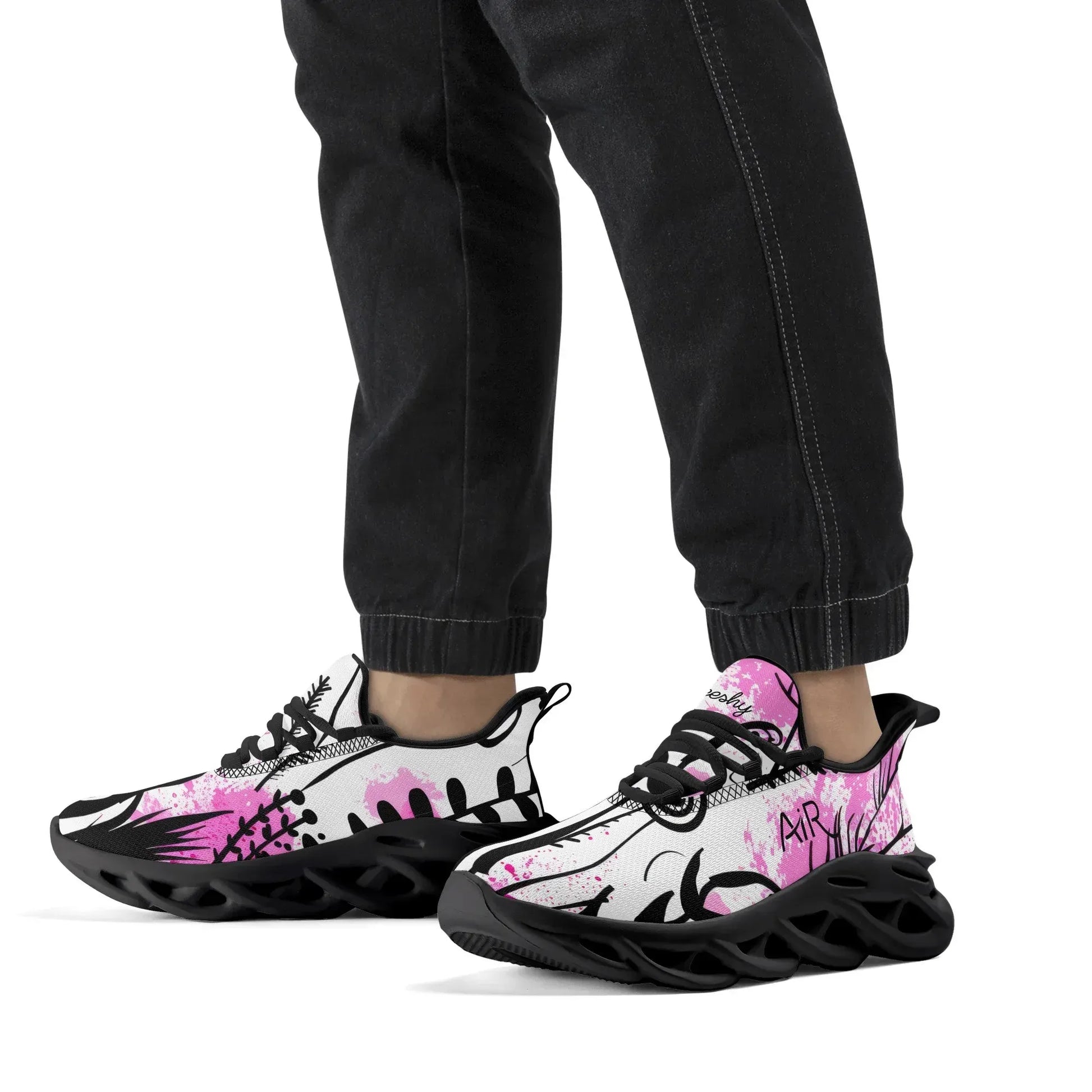 meeshy-air-athletic-sneaker-graffiti-flowers-v1-herren-sneaker-jlr-design-19 - JLR Design