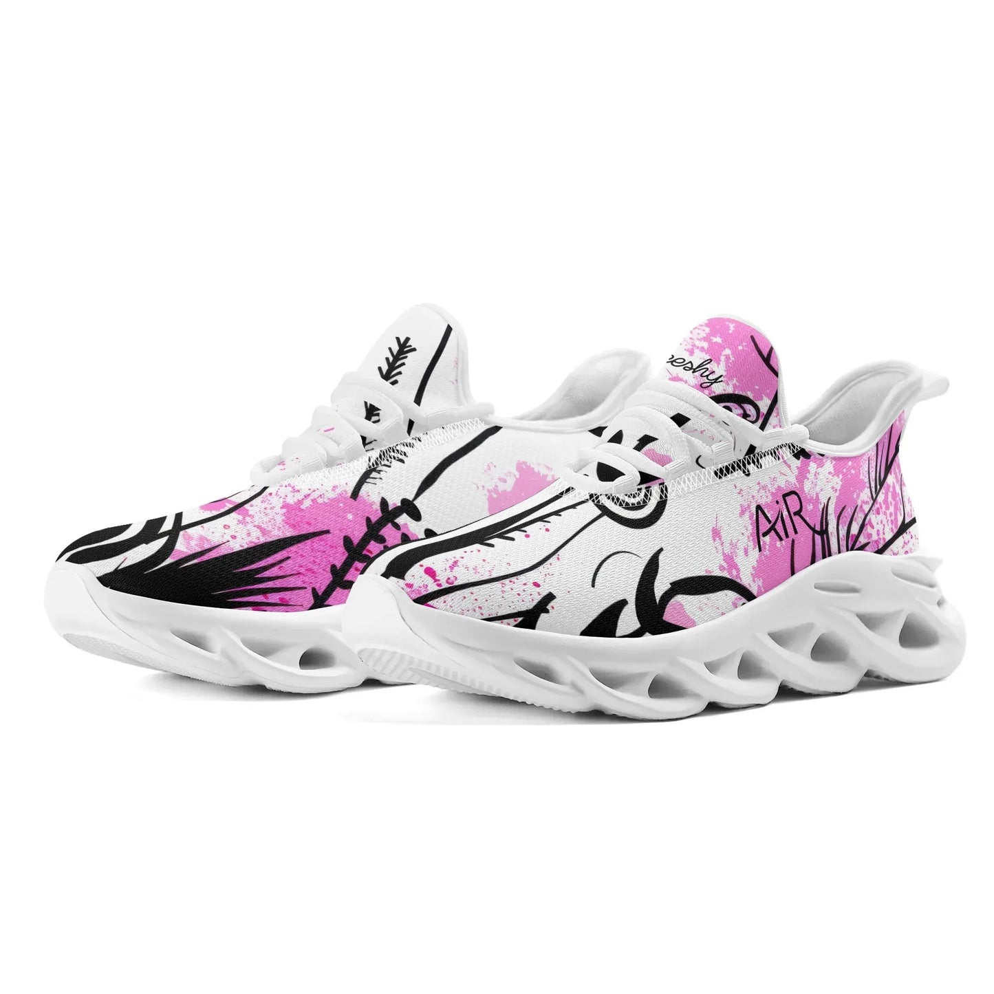meeshy-air-athletic-sneaker-graffiti-flowers-v1-herren-sneaker-jlr-design-2 - JLR Design