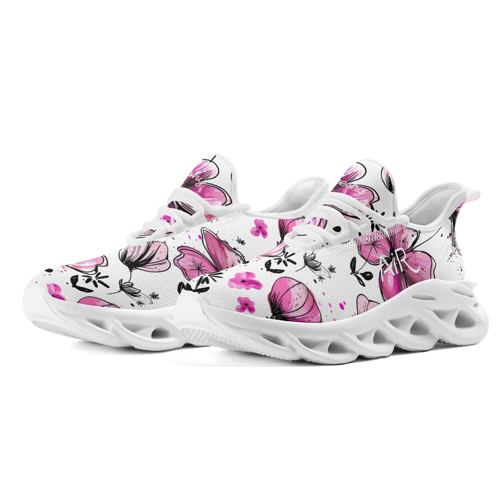meeshy-air-athletic-sneaker-graffiti-flowers-v2-damen-sneaker-jlr-design-14 - JLR Design