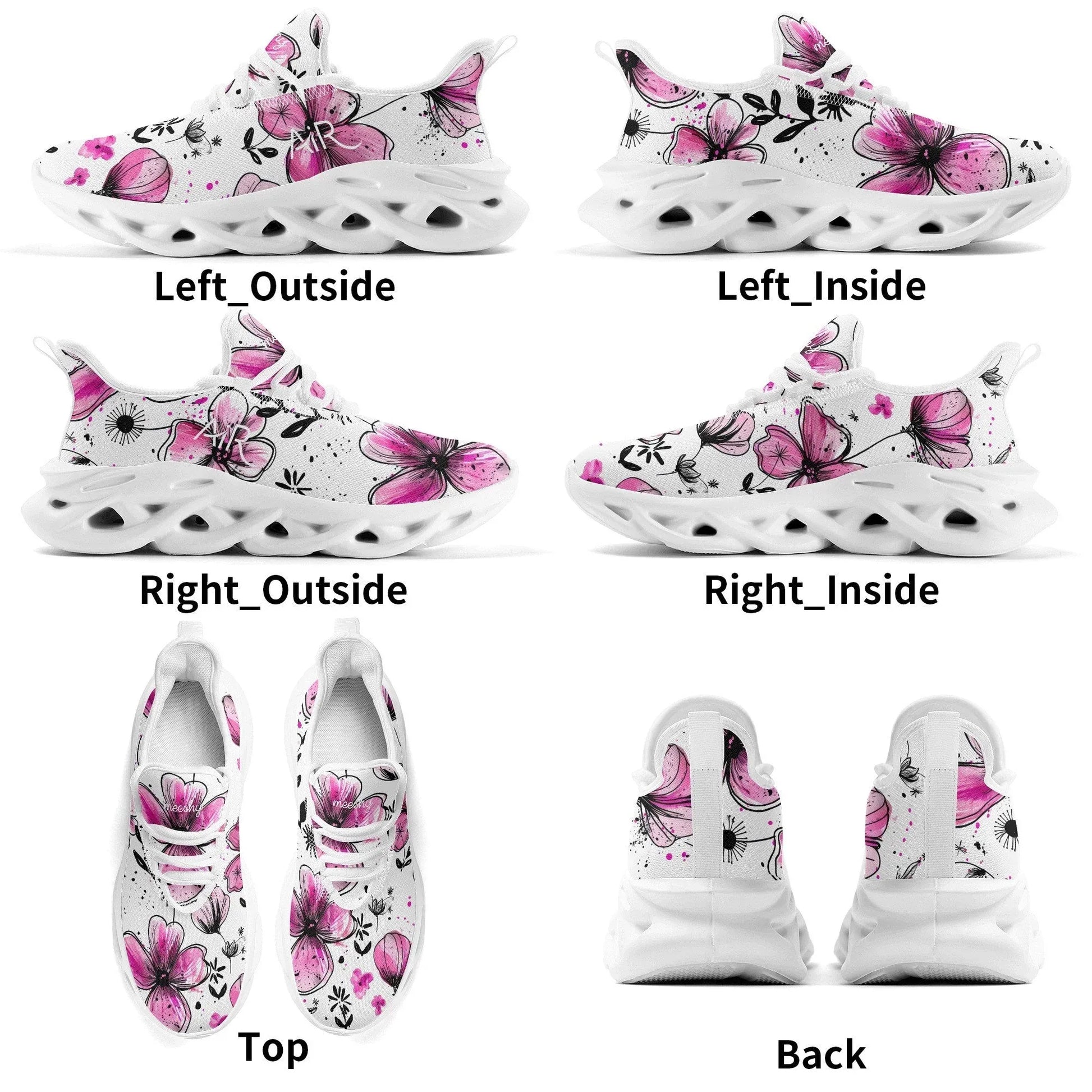 meeshy-air-athletic-sneaker-graffiti-flowers-v2-damen-sneaker-jlr-design-7 - JLR Design