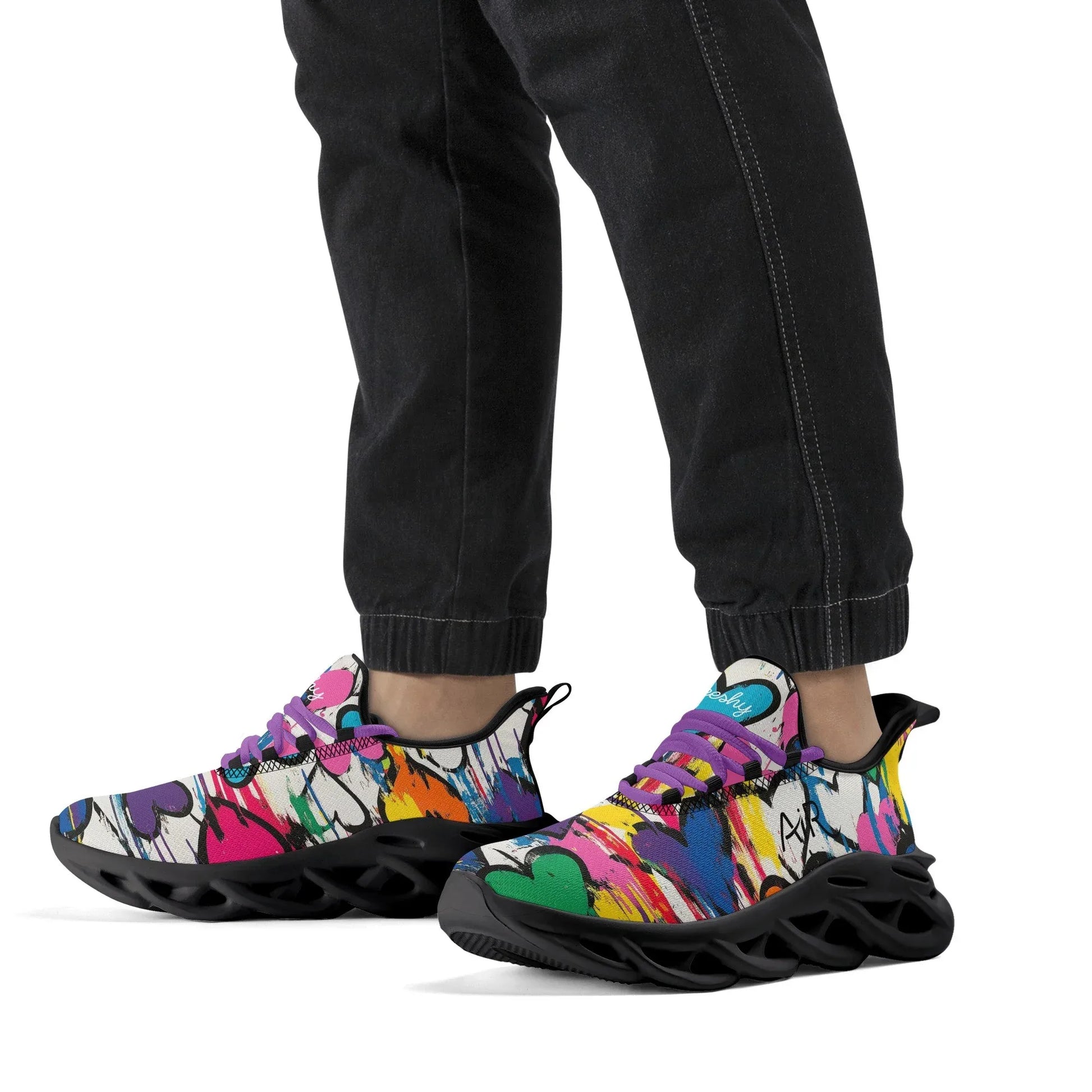 meeshy-air-athletic-sneaker-graffiti-hearts-v1-herren-sneaker-jlr-design-19 - JLR Design