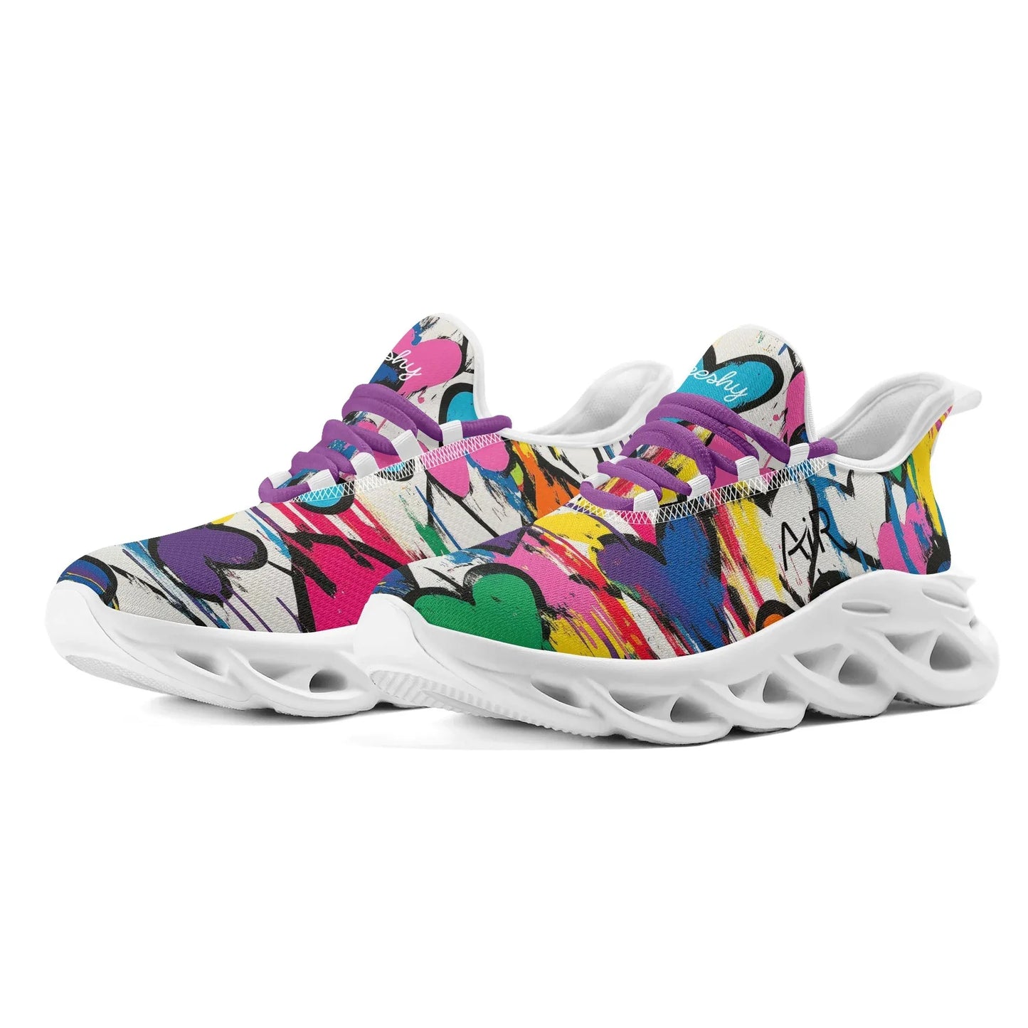 meeshy-air-athletic-sneaker-graffiti-hearts-v1-herren-sneaker-jlr-design-2 - JLR Design