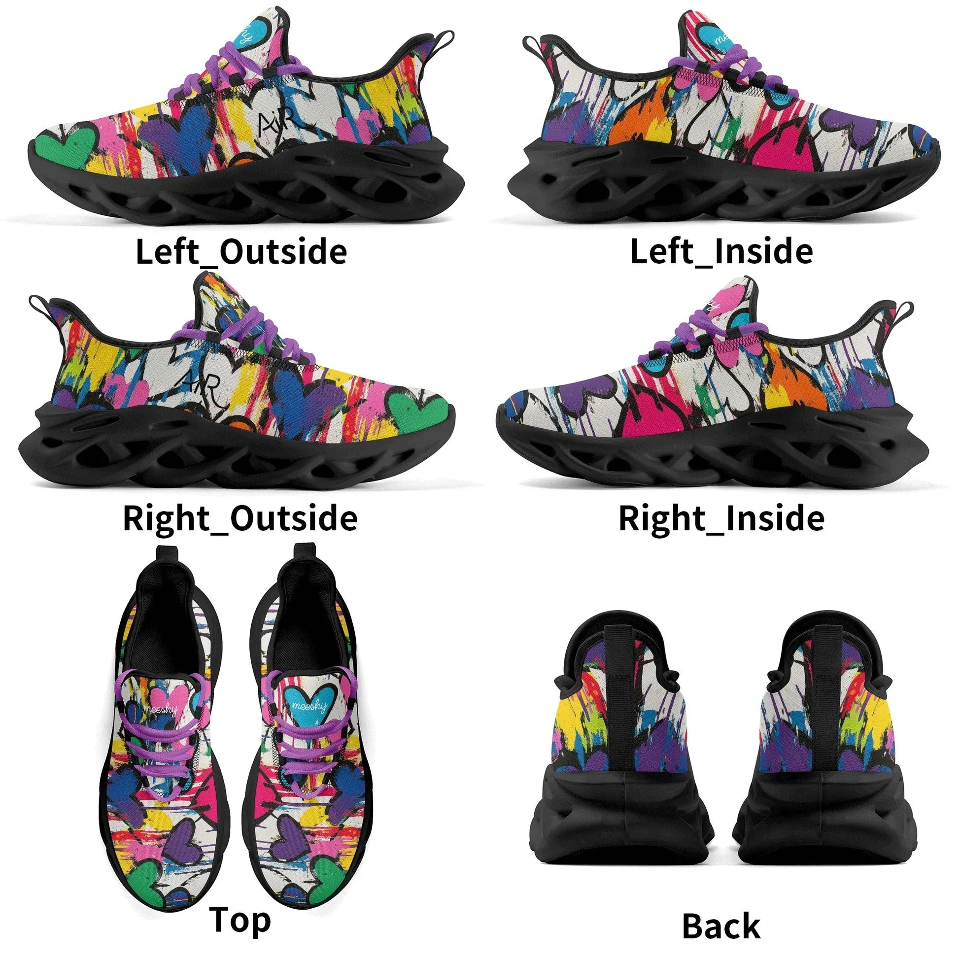 meeshy-air-athletic-sneaker-graffiti-hearts-v1-herren-sneaker-jlr-design-20 - JLR Design