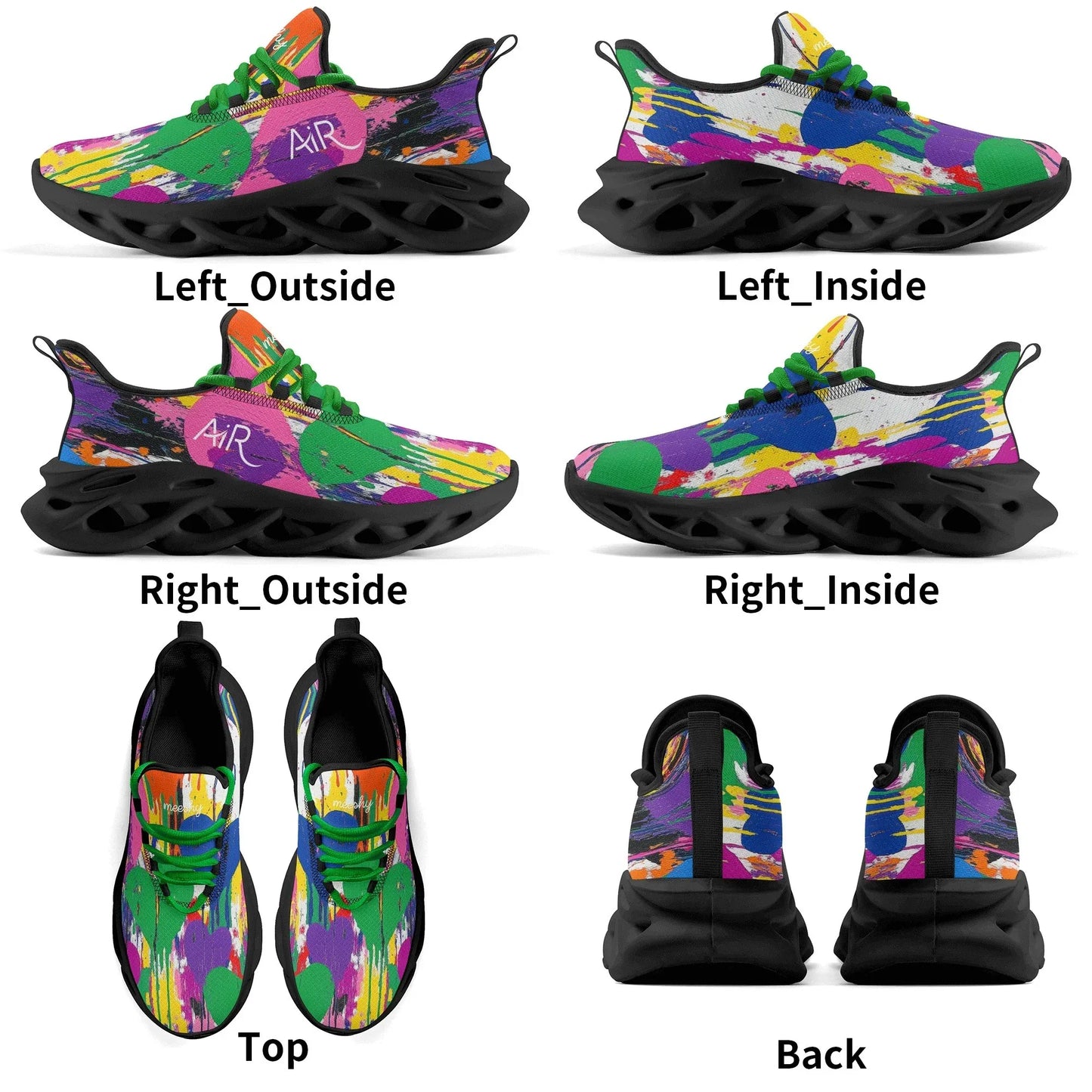 meeshy-air-athletic-sneaker-graffiti-hearts-v4-herren-sneaker-jlr-design-20 - JLR Design