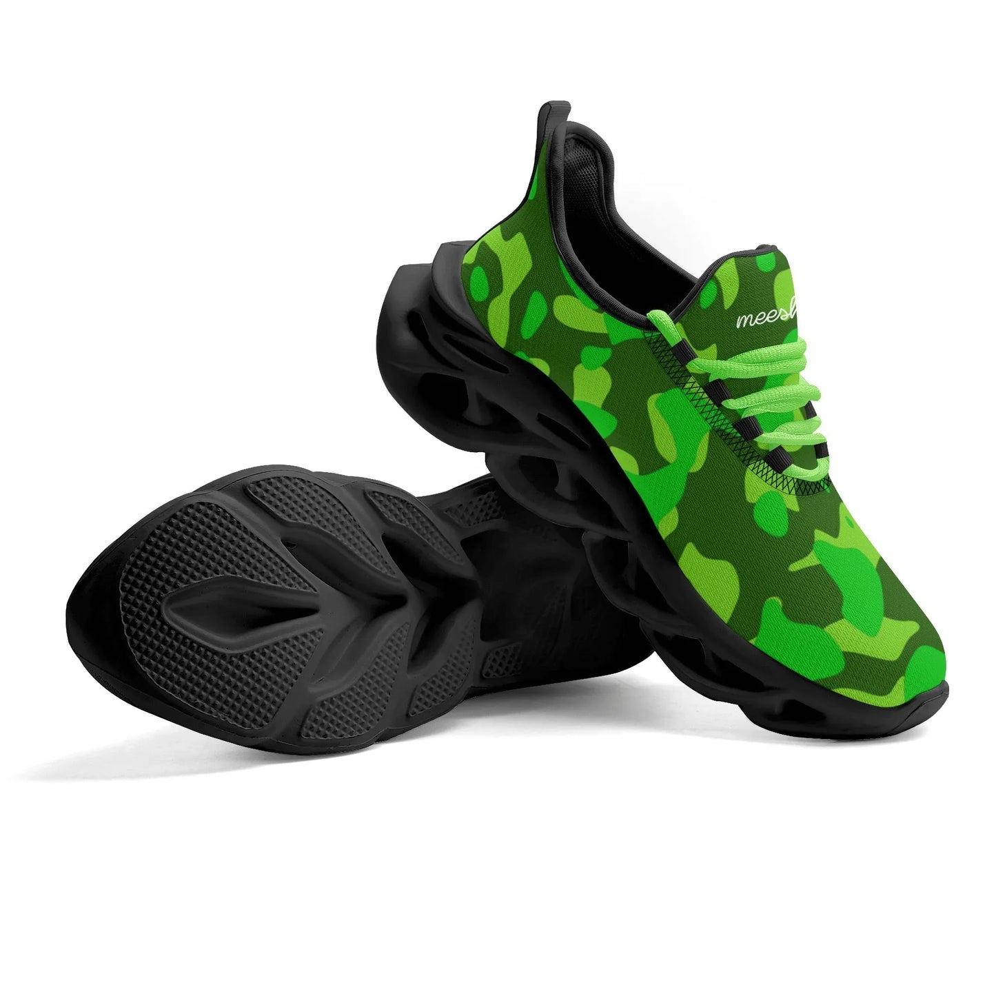 meeshy-air-athletic-sneaker-lime-green-camouflage-damen-sneaker-jlr-design-1 - JLR Design