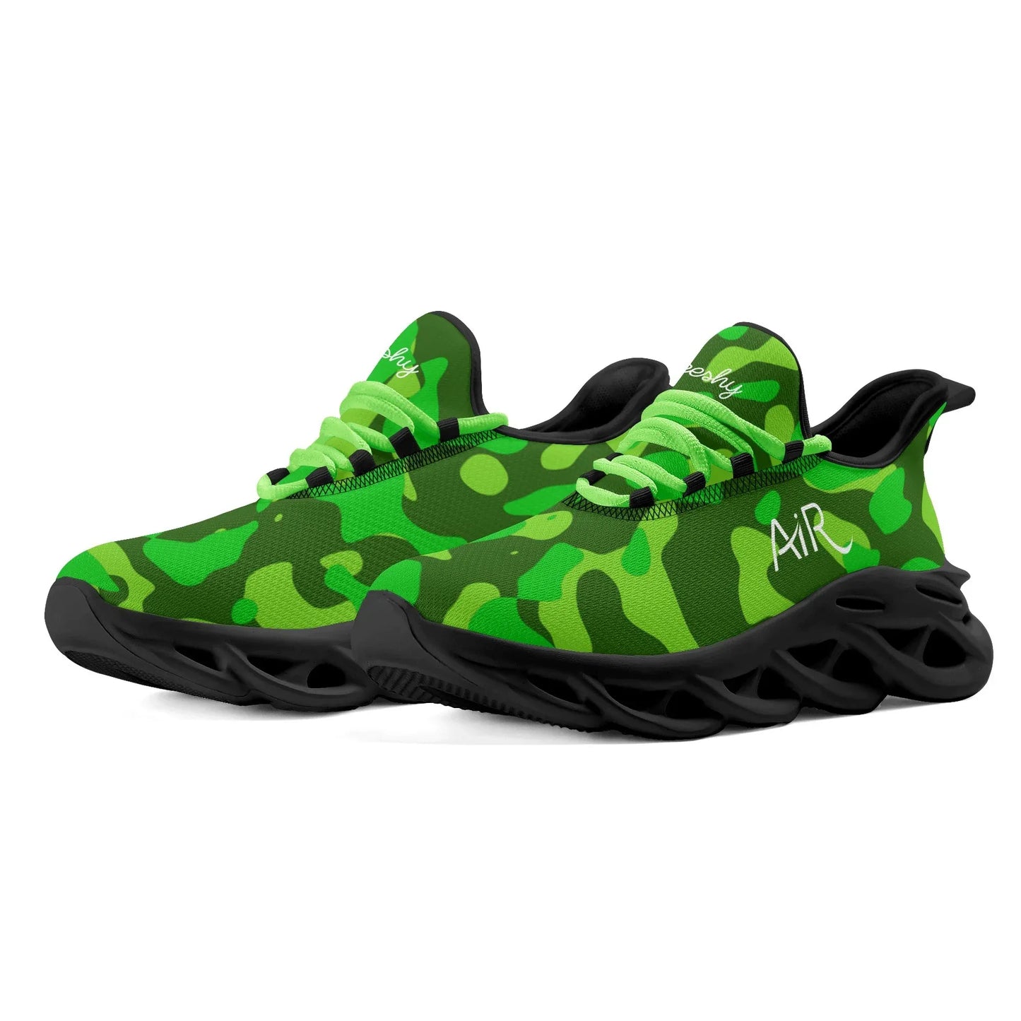 meeshy-air-athletic-sneaker-lime-green-camouflage-damen-sneaker-jlr-design-11 - JLR Design