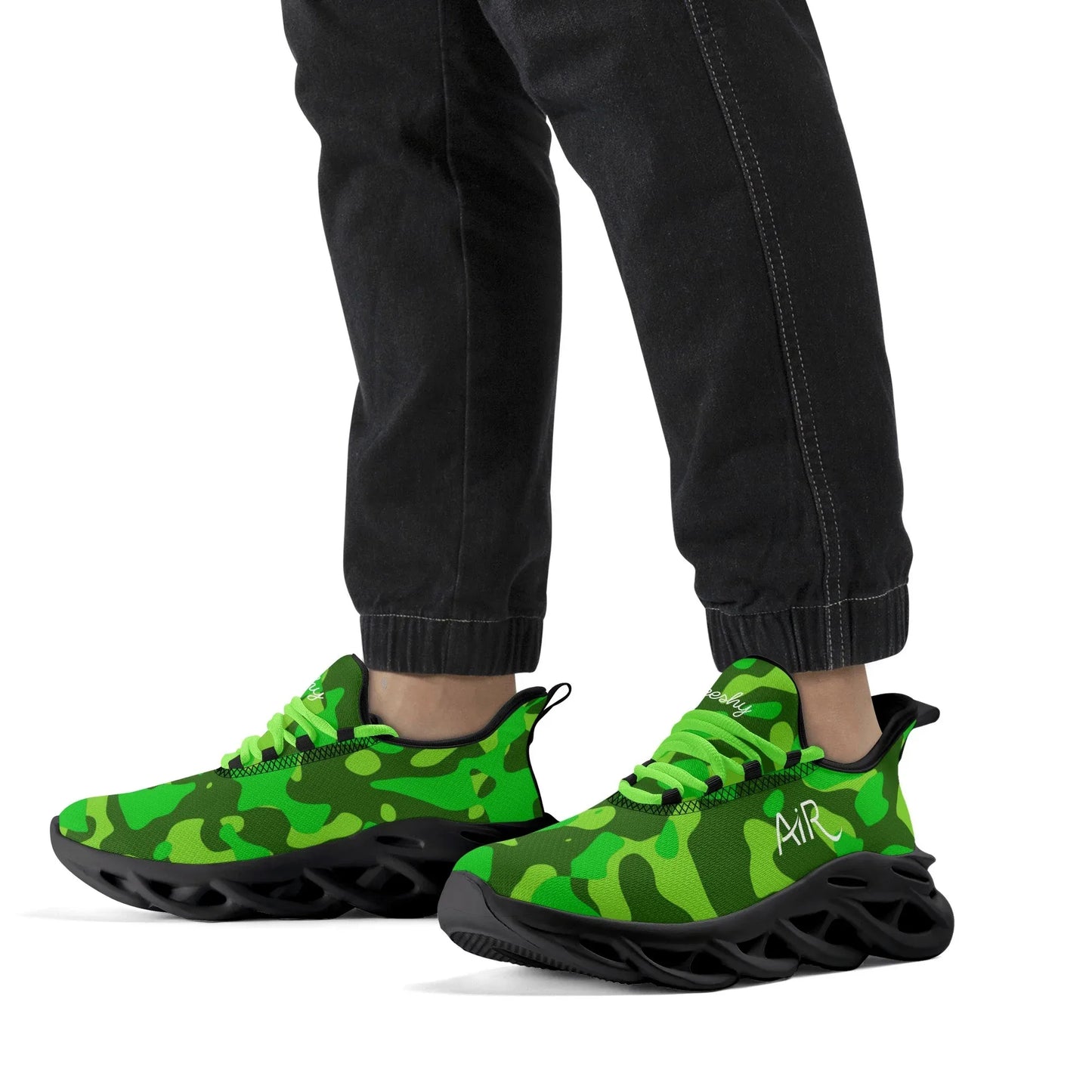 meeshy-air-athletic-sneaker-lime-green-camouflage-herren-sneaker-jlr-design-19 - JLR Design