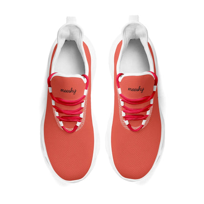 meeshy-air-athletic-sneaker-orange-red-damen-sneaker-jlr-design-7 - JLR Design