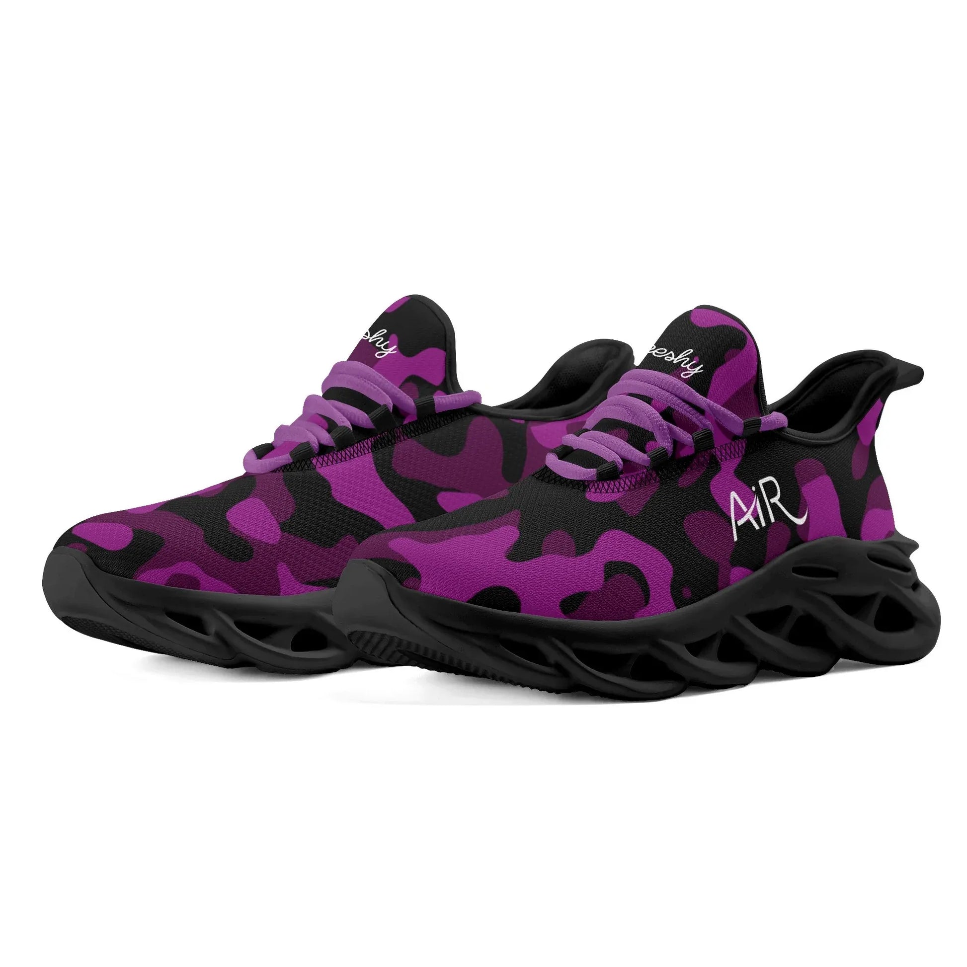 meeshy-air-athletic-sneaker-purple-camouflage-damen-sneaker-jlr-design-11 - JLR Design