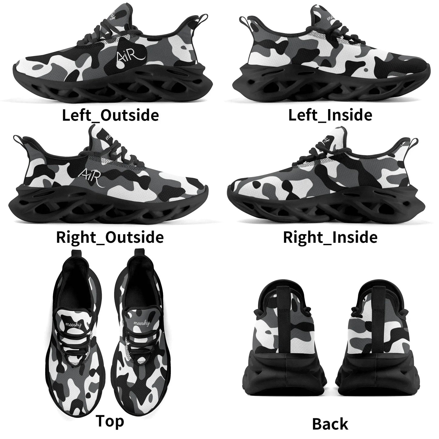 meeshy-air-athletic-sneaker-schwarz-grau-weiss-camouflage-damen-sneaker-jlr-design-18 - JLR Design