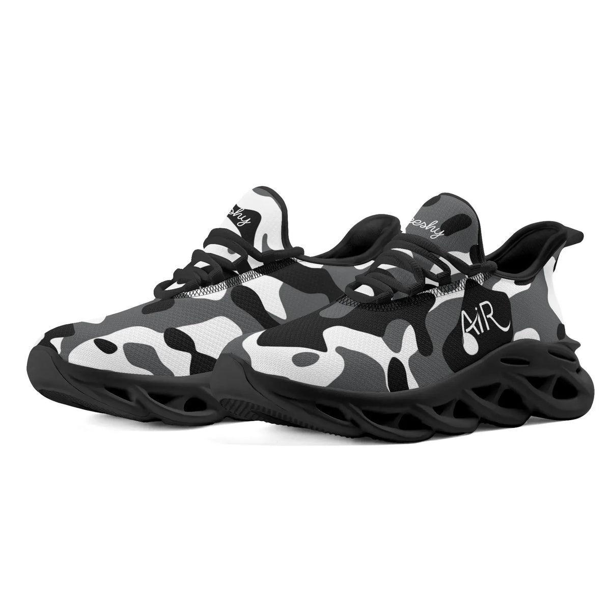 meeshy-air-athletic-sneaker-schwarz-grau-weiss-camouflage-herren-sneaker-jlr-design-jlr-design-de-1 - JLR Design