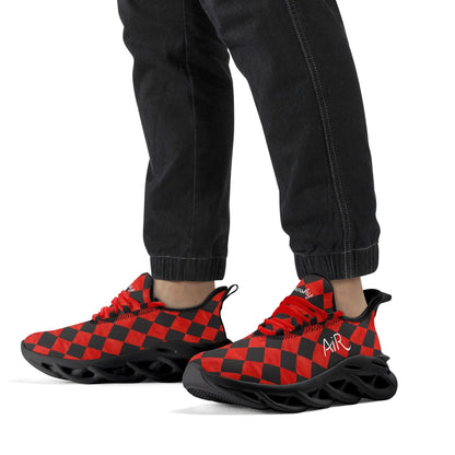 meeshy-air-athletic-sneaker-schwarz-rot-kariert-herren-sneaker-jlr-design-19 - JLR Design