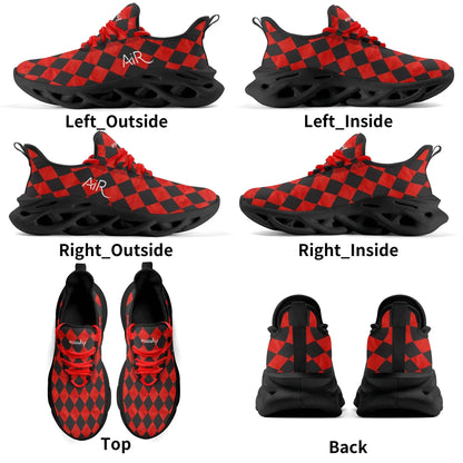 meeshy-air-athletic-sneaker-schwarz-rot-kariert-herren-sneaker-jlr-design-20 - JLR Design