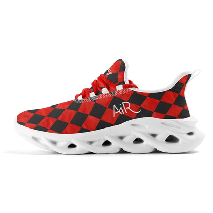 meeshy-air-athletic-sneaker-schwarz-rot-kariert-herren-sneaker-jlr-design-3 - JLR Design