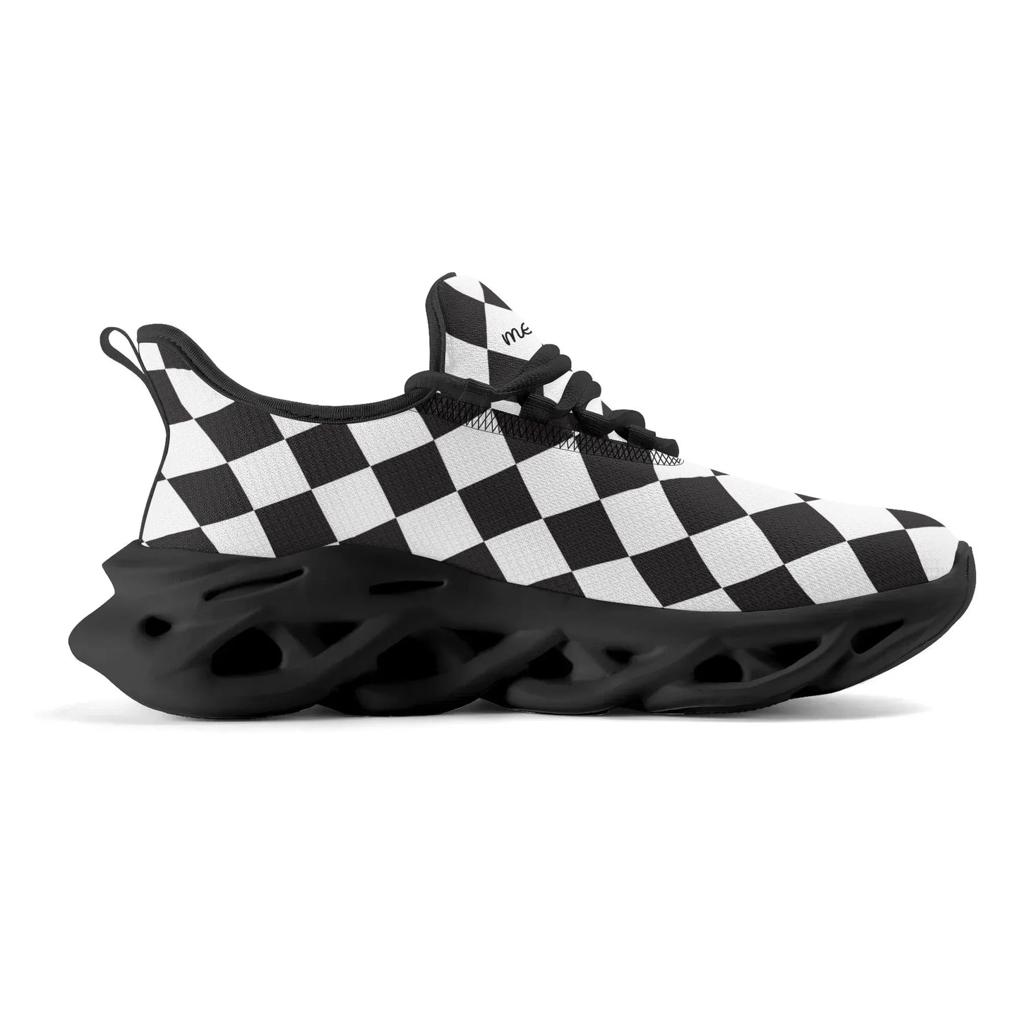 meeshy-air-athletic-sneaker-schwarz-weiss-kariert-damen-sneaker-jlr-design-17 - JLR Design