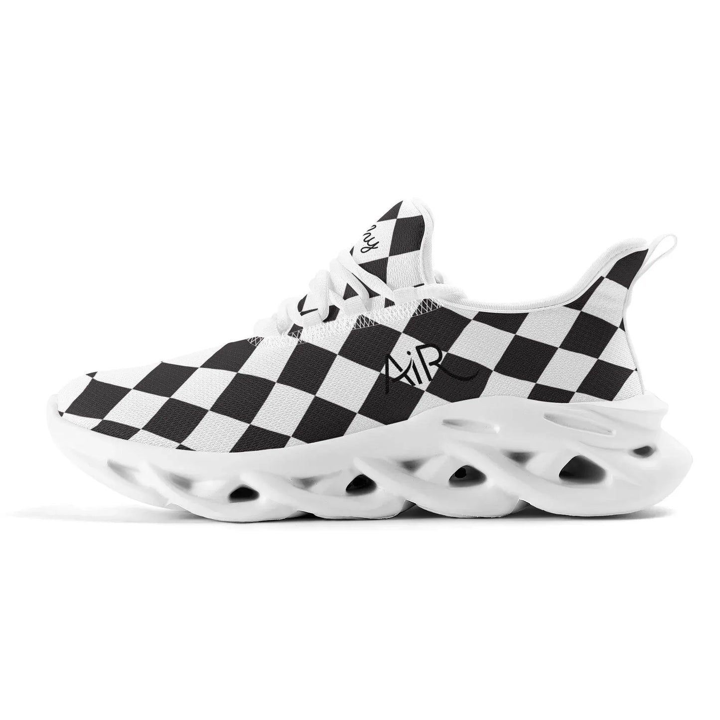 meeshy-air-athletic-sneaker-schwarz-weiss-kariert-damen-sneaker-jlr-design-3 - JLR Design