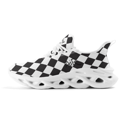 meeshy-air-athletic-sneaker-schwarz-weiss-kariert-damen-sneaker-jlr-design-3 - JLR Design