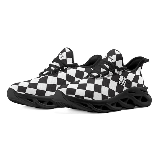 meeshy-air-athletic-sneaker-schwarz-weiss-kariert-herren-sneaker-jlr-design-1 - JLR Design