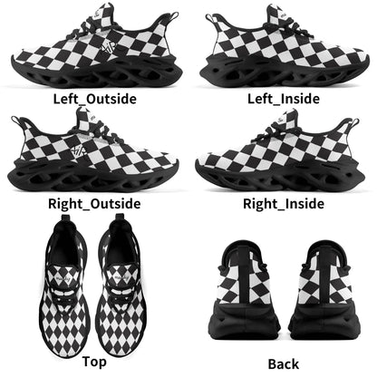 meeshy-air-athletic-sneaker-schwarz-weiss-kariert-herren-sneaker-jlr-design-20 - JLR Design