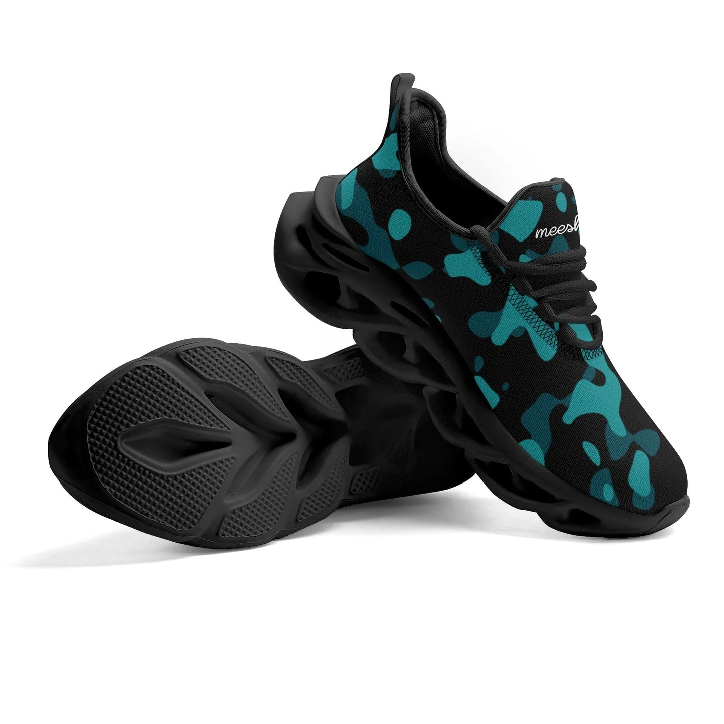 meeshy-air-athletic-sneaker-turkis-camouflage-damen-sneaker-jlr-design-1 - JLR Design