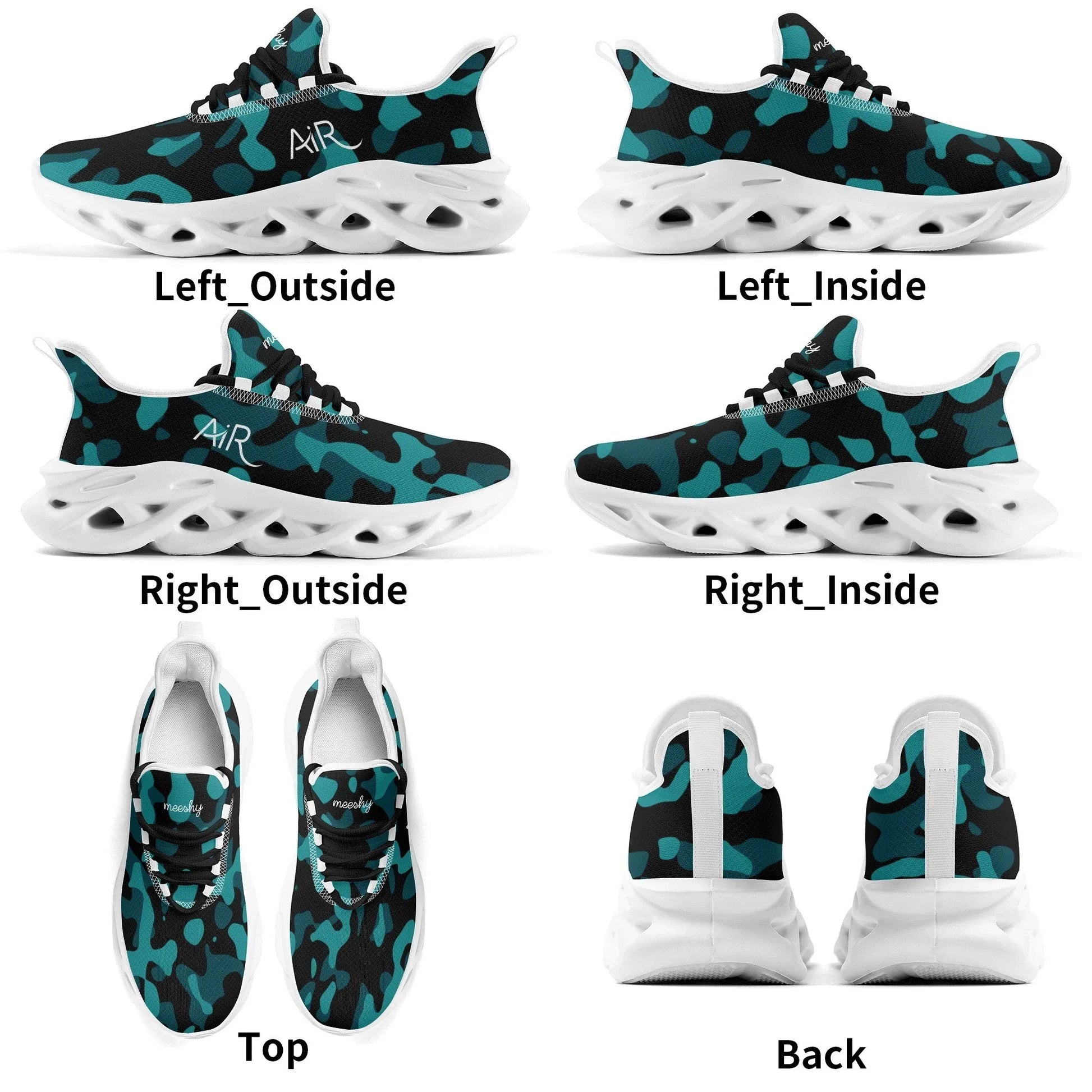 meeshy-air-athletic-sneaker-turkis-camouflage-damen-sneaker-jlr-design-10 - JLR Design