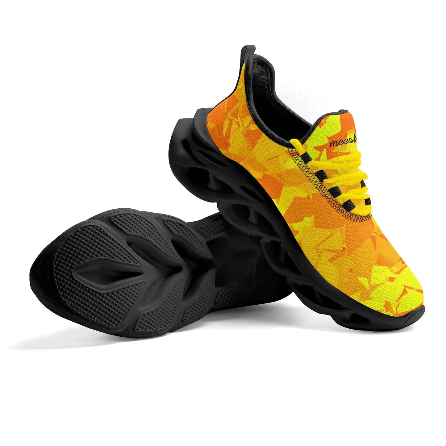 meeshy-air-athletic-sneaker-yellow-crystal-damen-sneaker-jlr-design-1 - JLR Design