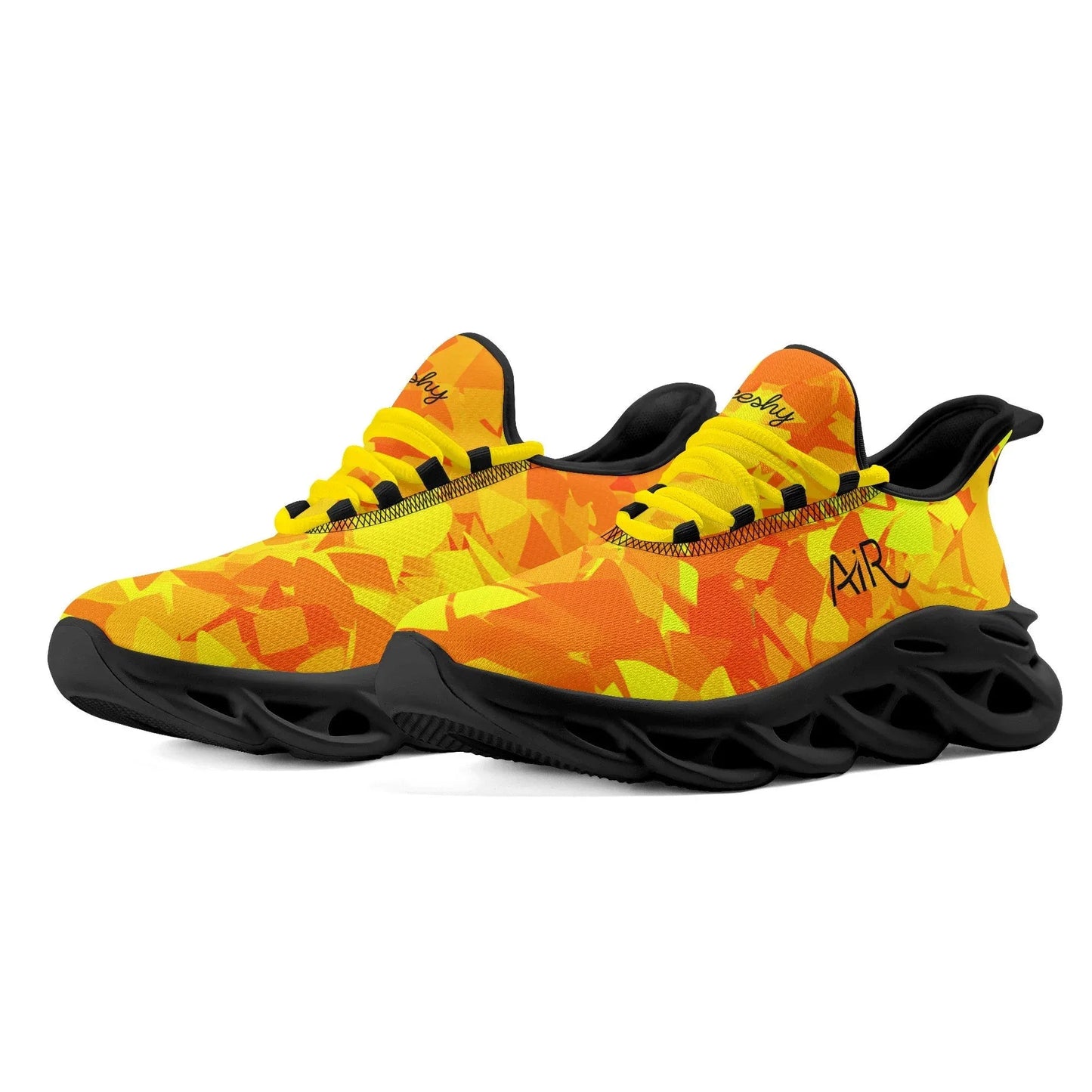 meeshy-air-athletic-sneaker-yellow-crystal-damen-sneaker-jlr-design-9 - JLR Design