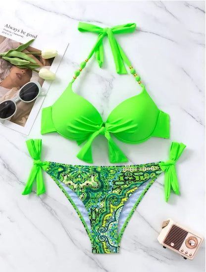 mehrfarbiges-bikini-set-mit-schleifen-bikini-mit-schleife-jlr-design-9 - JLR Design