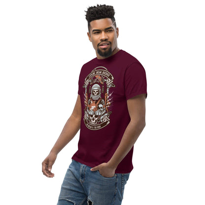 mens-classic-tee-maroon-left-front-65df701c78c7f - JLR Design