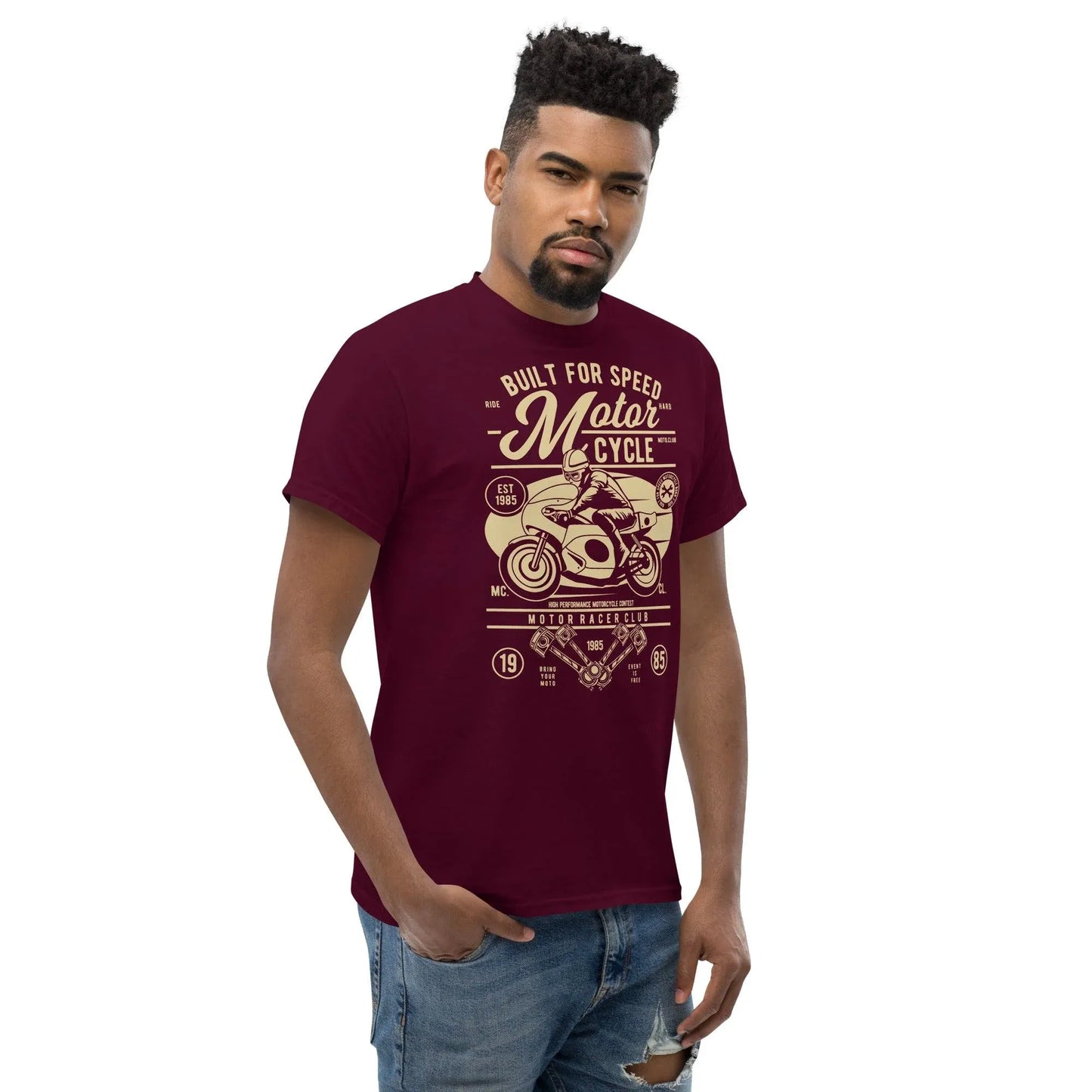 mens-classic-tee-maroon-right-front-65df6ec4839ce - JLR Design