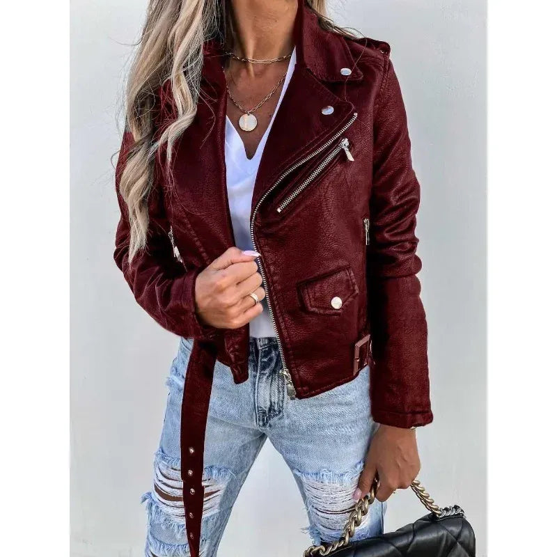 modische-long-sleeve-kunstleder-jacke-im-biker-style-jacke-jlr-design-2 - JLR Design