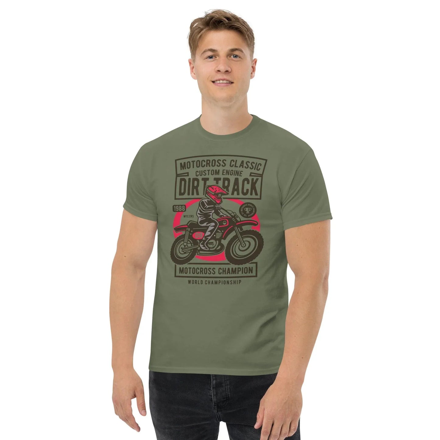 motocross-classic-dirt-track-herren-t-shirt-t-shirt-jlr-design-19 - JLR Design