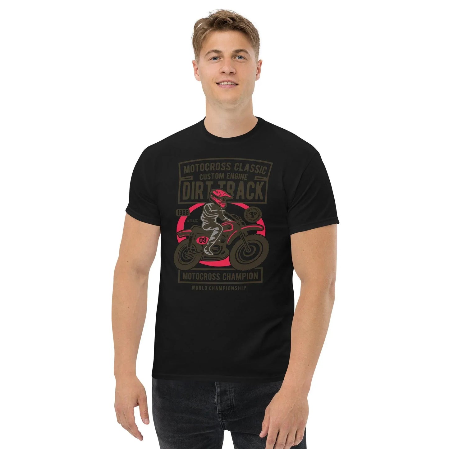 motocross-classic-dirt-track-herren-t-shirt-t-shirt-jlr-design-2 - JLR Design